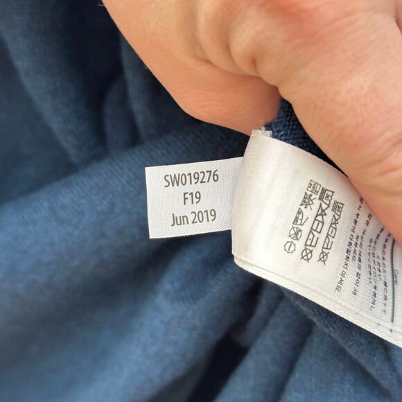 SMARTWOOL Shadow Pine Crewneck Merino Wool Sweater Peacock Blue Sz S {BB35} - Picture 6 of 6